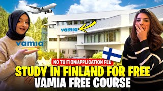 How To study in Finland for free | Free Education | Vamia Course | How to Apply? | Snow\u0026Chai.