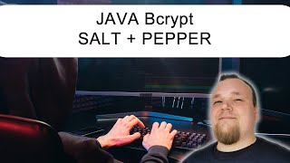 Java Bcrypt example - salt + pepper