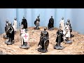 ebros set of 12 medieval knights crusaders figurines suit of armor miniature