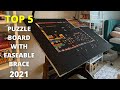 Top 5: Best 4.Puzzle Board Rack 2021 |  Wooden Jigsaw Puzzle Table w/ 6 Storage