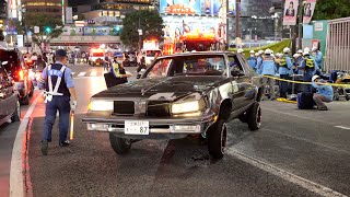 渋谷交差点事故 - Terror at Shibuya Crossing: Lowrider Strikes Pedestrians, Resulting in Multiple Injuries