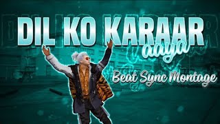 Dil Ko Karar Aaya Beat Sync Montage || Freefire Best Beat Sync Montage || Javed Gaming official