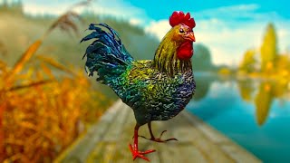 Петушок из ВАТЫ. Поделки своими руками на ПАСХУ. ROOSTER. EASTER. DIY.