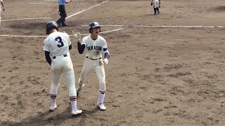 習志野脅威の粘り！あわやコールド負けから一点差まで追い上げる！　2022秋　　市立船橋戦