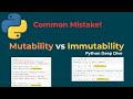 Mutability and Immutability in Python Explained | Deep Dive for Beginners & Advanced