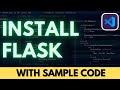 How to Install Flask in Visual Studio Code (with Sample API)