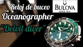 Reloj de buceo Bulova oceanographer 666 \