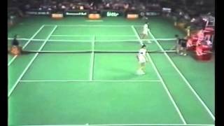 Tennis -Brussels 1983 Final :   P. McNamara vs I. Lendl