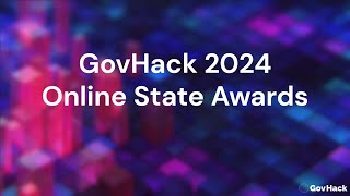 GovHack 2024 - Online State Awards