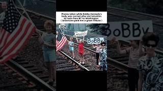 Americans paying respect to Robby Kennedy #usa