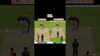B. KUMAR VS M. RAHMAN REAL FASTEST YORKER BOWLING ACTION IN RC24 #shorts #cricket | JARVIS
