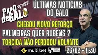 🚨AO VIVO🚨CHEGOU NOVO REFORÇO 🛑 PALMEIRAS QUER RUBENS ❓TORCIDA NÃO PERDOOU VOLANTE