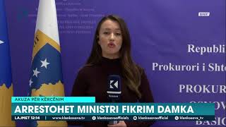 Akuza për kërcënim - Arrestohet ministri Fikrim Damka