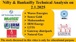 75. Waree Energies Senco Gold Mahseamless IRM Energy LTTS Gateway distripark Natural Gas #TCT