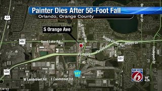 Painter dies after 50-foot fall