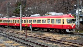 長野電鉄2000系D編成 屋代駅入換え作業