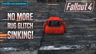 Rug Glitch Sink Problem Solved 🕳️ Fallout 4 No Mods Shop Class