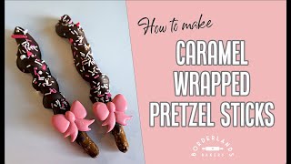 How to Make Caramel Wrapped Pretzel Sticks!