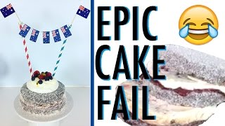 EPIC CAKE FAIL | What would YOU have done? | LIVE & UNCUT Baking Disaster