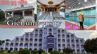 Giet university hostel  \u0026 campus  Tour  || vlog no. 47