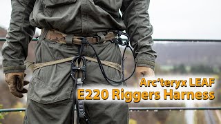 Lightest Tactical Rappel Harness on the Market - Arc'teryx Leaf E220 Rigger's Harness