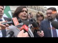 BOLDRINI: IN MARCIA PER L'EUROPA, CHI VUOLE DISGREGARLA NON CI INTIMIDISCE