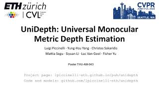 [CVPR 2024] UniDepth: Universal Monocular Depth Estimation