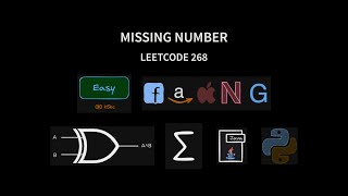 Missing Number - Leetcode 268 | Intuitive 7 Methods