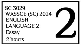 2024 WASSCE May/June English Theory #fyp #fypシ #viral #english #waec #gce #exams #exam