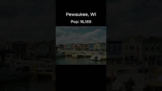 Random US Towns: Pewaukee, WI #shorts