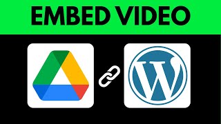How to Embed Google Drive Video in WordPress | Connect Google Drive Video in WordPress (QUICKLY)