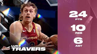 Luke Travers DOMINATES in G League Debut with 24 PTS, 10 REB \u0026 6 AST