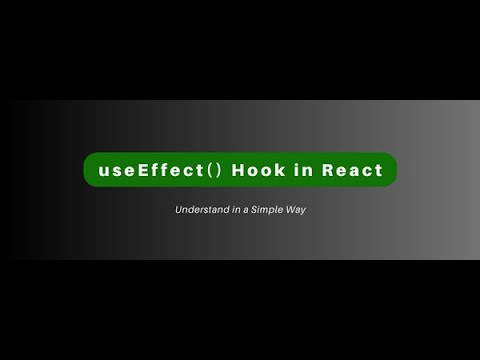 16 Useeffect Hook Part 1 Youtube