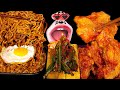 Black Bean Noodles, Supreme Sauce Chicken! ASMR Mukbang Eating Show!