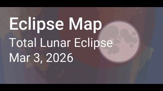 Total Lunar Eclipse - March 3, 2026 - Visualization