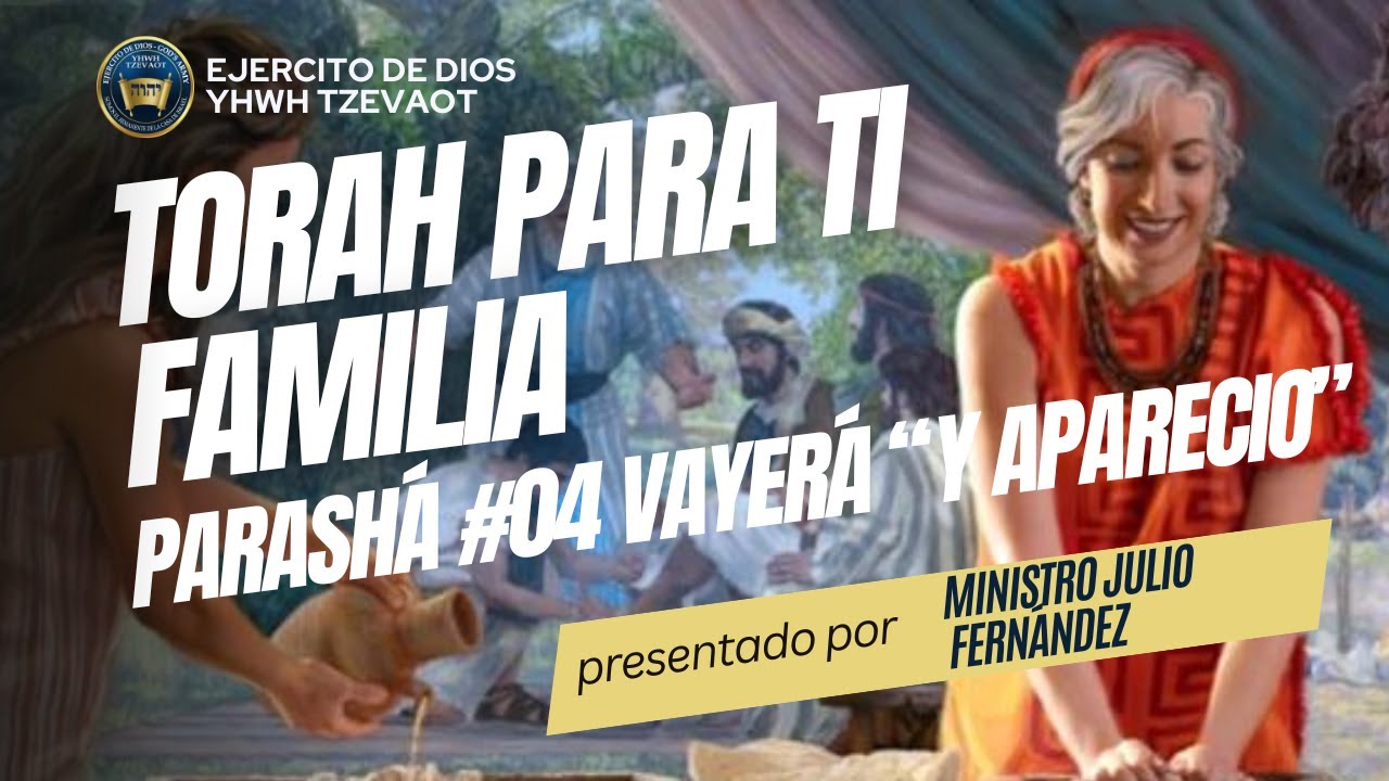 TORAH PARA TI FAMILIA - Parashá #4 Vayera "Y Apareció" | Año 5784/2023 ...