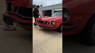 From the detail bay to the showroom, this 1977 Chevrolet Camaro Z28! #musclecars #classiccars