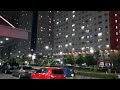 suasana malam apartemen green pramuka city