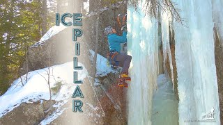 Ice Pillar Ice Climb on Shoots and Ladders