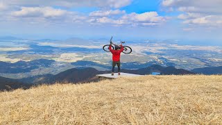 福岡・雷山にMTBと登ってみた