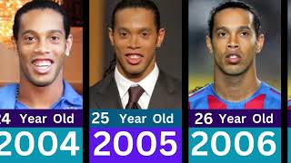 Ronaldinho - Transformation From 1 to 44 Years Old⚽️🥇