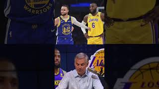 Colin DOUBLE DOWNS on LeBron-Warriors trade 👀😤 #lebron #warriors #shorts