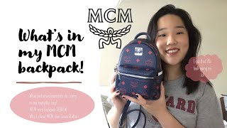 What’s in my MCM Stark Bebe Boo Backpack // Why I chose MCM over the Louis Vuitton Palm Springs Mini