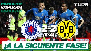 Highlights | Rangers 2(6)-(4)2 Dortmund| UEFA Europa League - Playoffs | TUDN