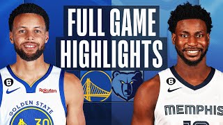 WARRIORS at GRIZZLIES | FULL GAME HIGHLIGHTS | March 9, 2023