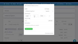 Dimensional Pricing Per Square Foot OrbisX CRM for Detailers and Tinters