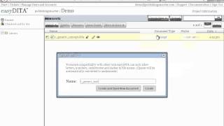 easyDITA 002: Create and Upload