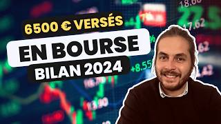 Comment j'ai économisé et investi 6500 € en bourse : bilan 2024 \u0026 perspectives 2025