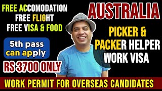 Australia Work Permit Visa 2023 | Jobs in Australia | Australia Work Permit Visa 2023