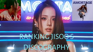 Ranking JISOO's discography (FLOWER to earthquake)